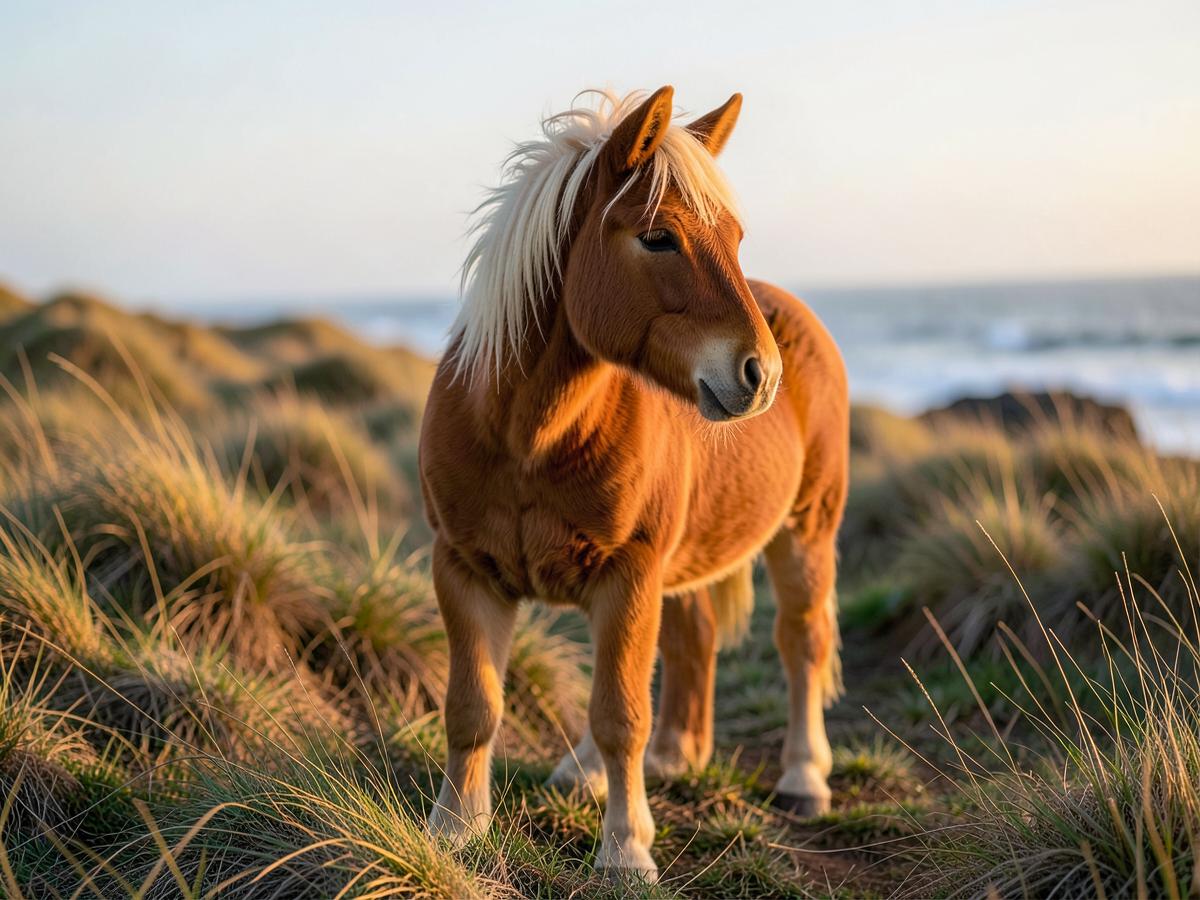 Stemningsbillede af en hest. Midlertidigt billede for Kladdehest 2.
